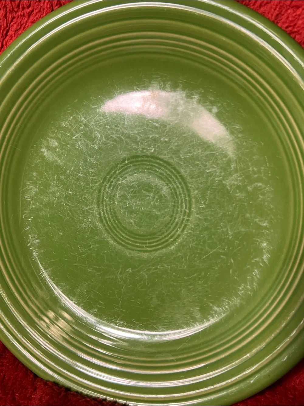 Fiestaware Lime Green 7”  Salad/Dessert Plates - 2 pc